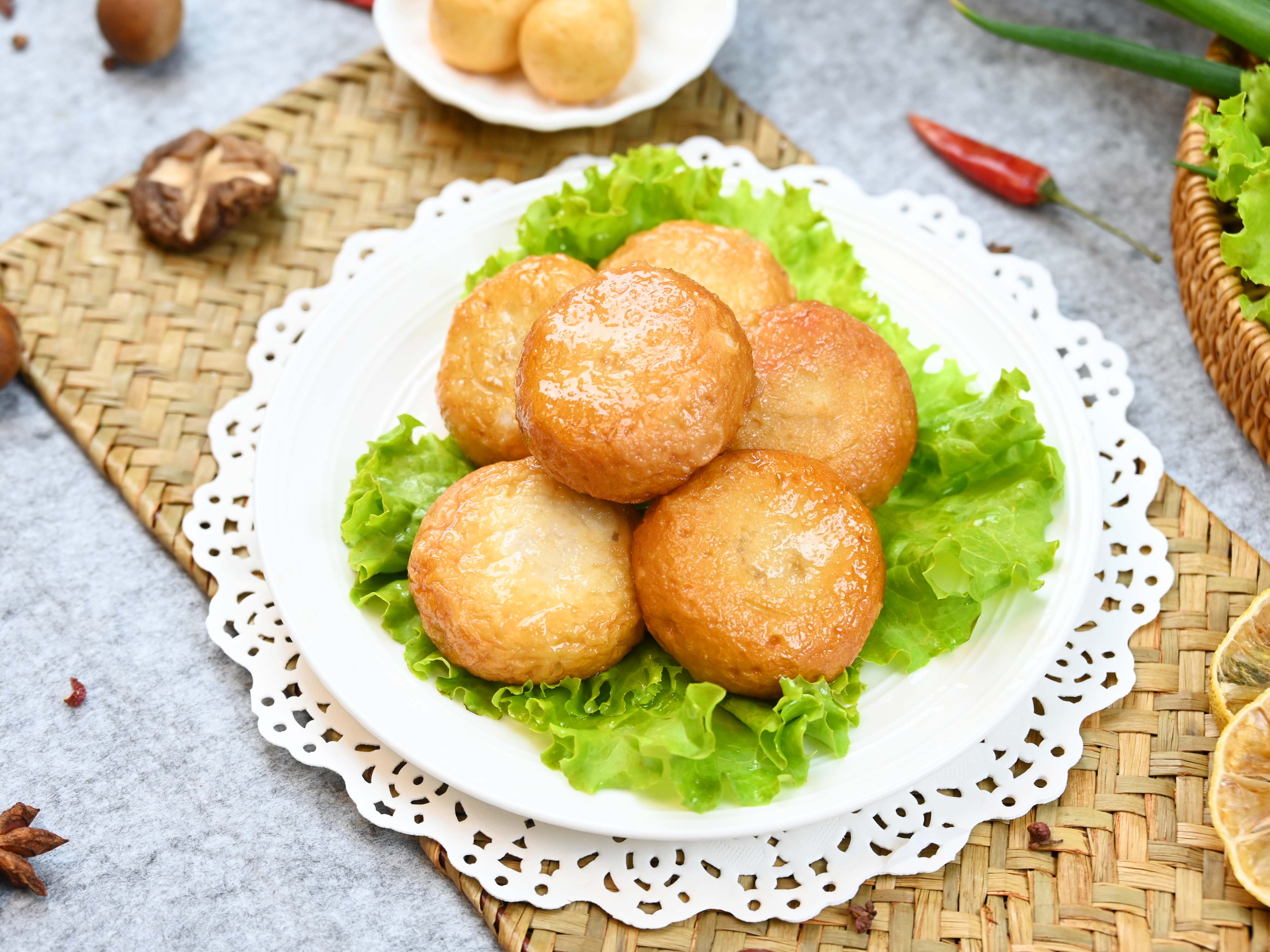 Tiger Skin Fish Cake